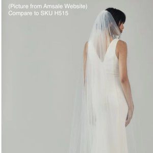 Amsale Cathedral Veil (Never Worn)